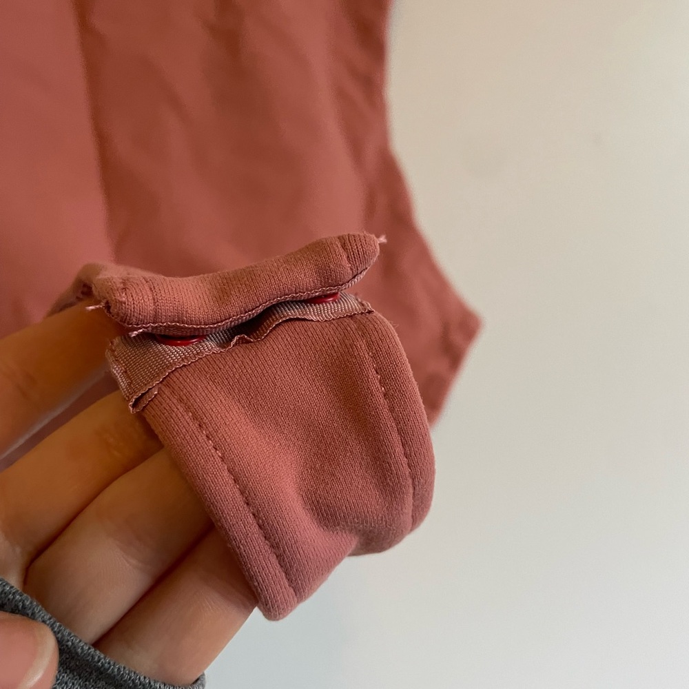 Feminine Cap Flutter Sleeve Mauve Bodysuit - Picture 8 of 8